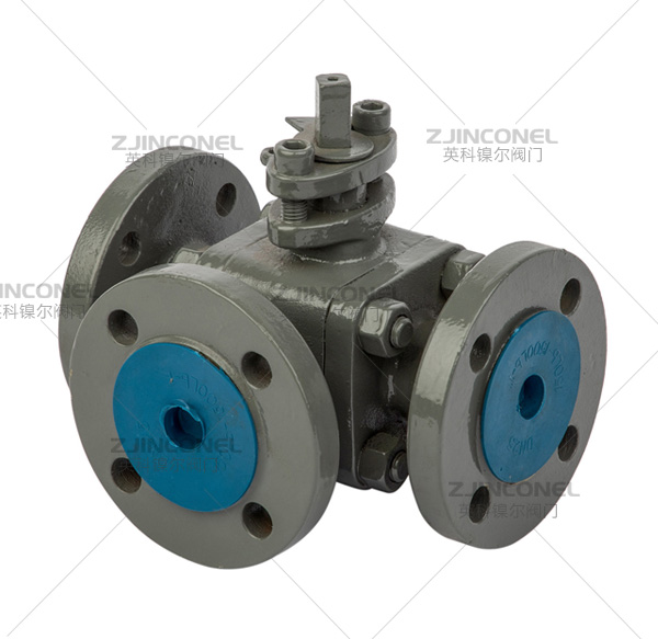 Q44F-40C Three Piece Three-way Ball Valve